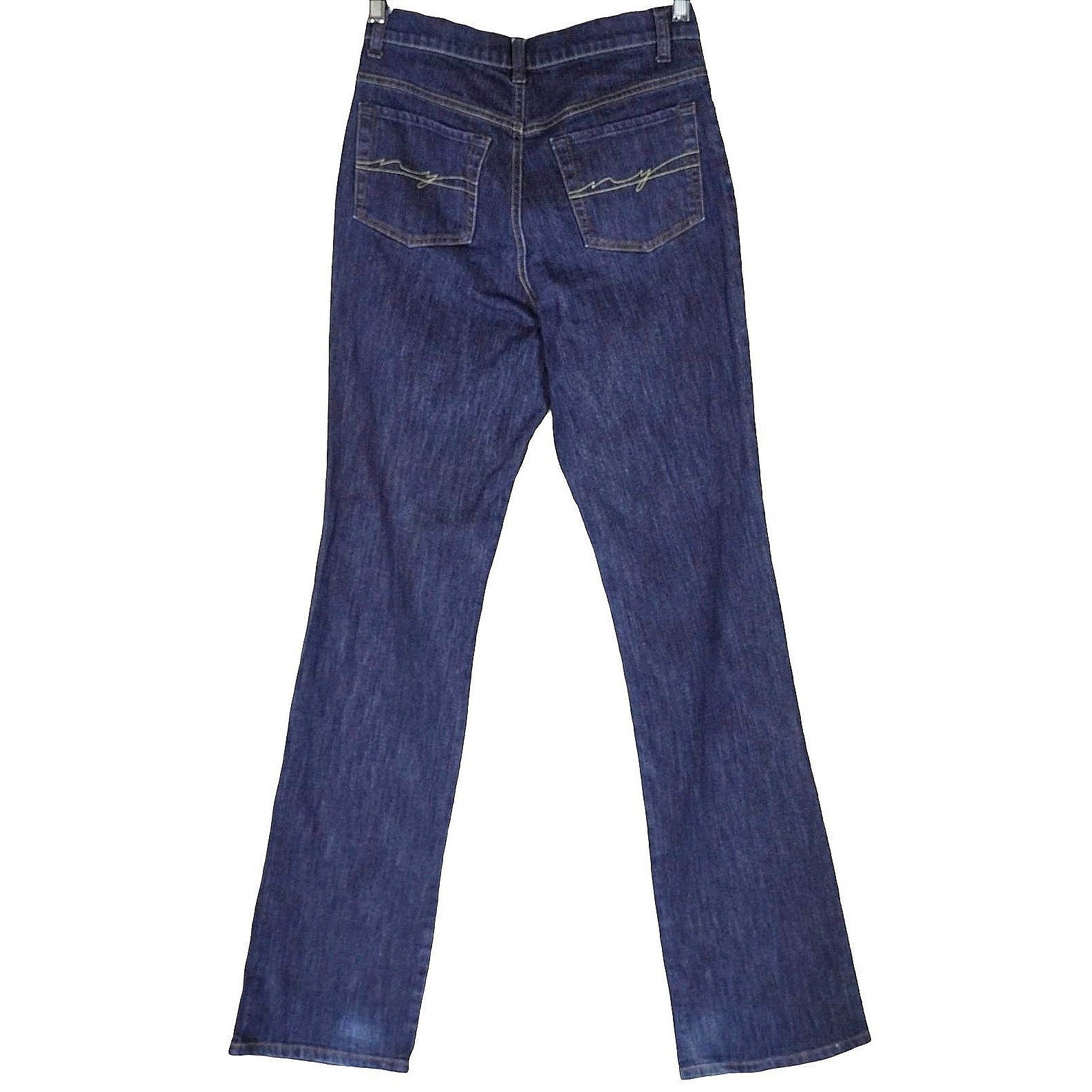 Battery Park Bootcut Jeans Women 6 Tall Dark Wash Indigo Stretch High Rise